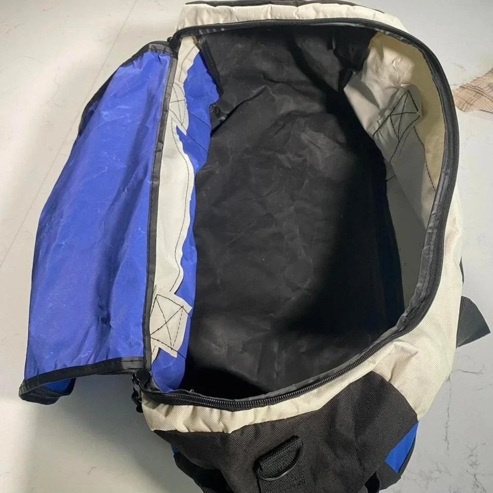 Disneyland Resort 55th Anniversary Duffel Bag – Blue & White Travel Gym Bag